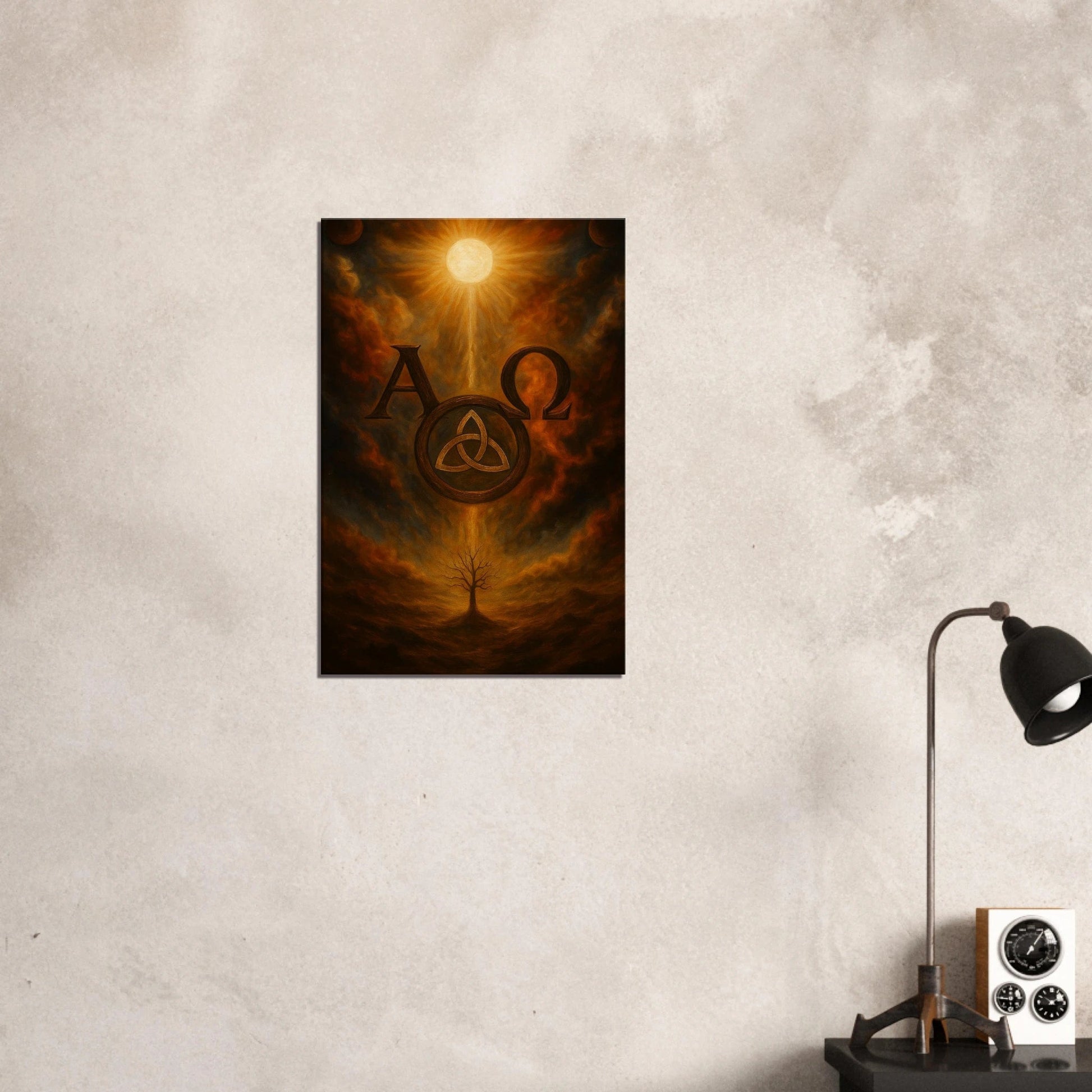 Tableau L’Axe de l’Éternel (Sur Toile) - Divina Mura oeuvre d'art et art mural haut de gamme
