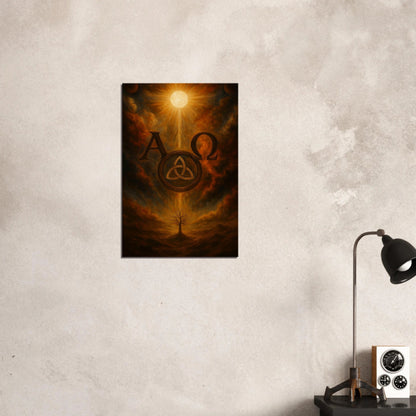 Tableau L’Axe de l’Éternel (Sur Toile) - Divina Mura oeuvre d'art et art mural haut de gamme