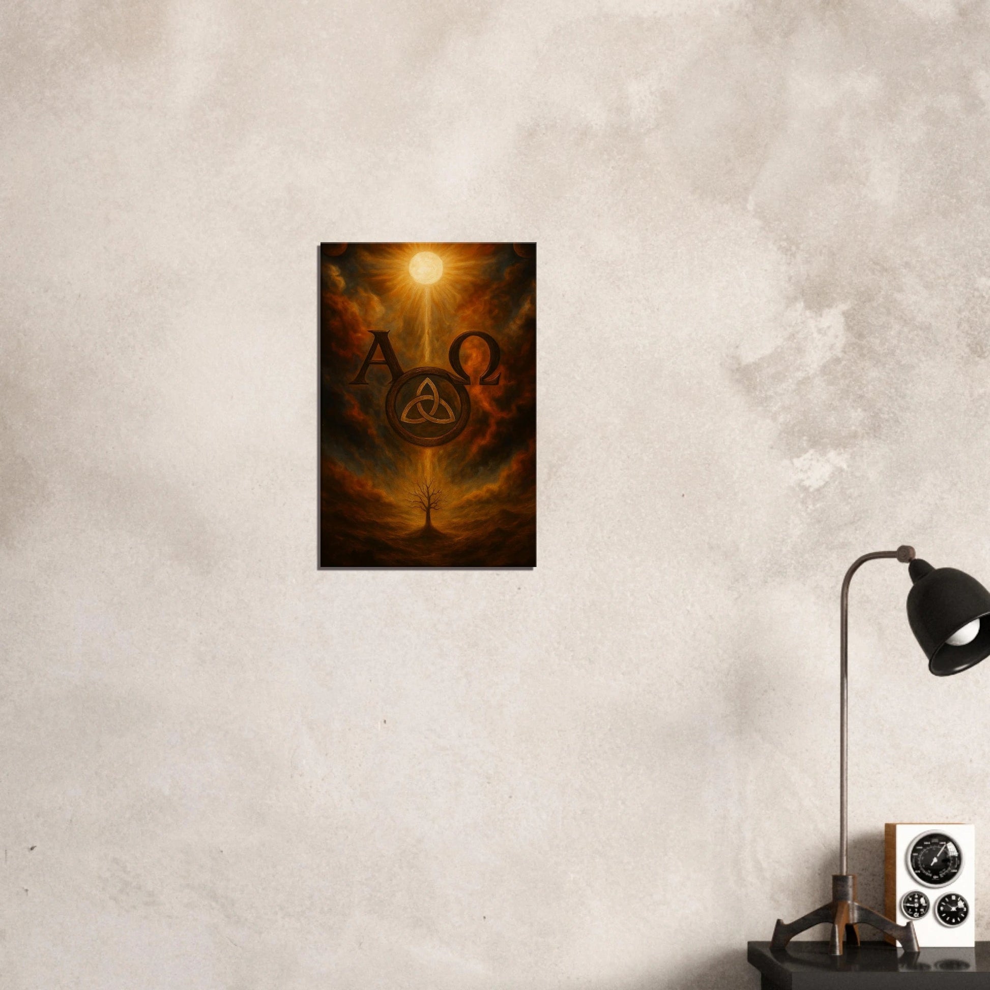 Tableau L’Axe de l’Éternel (Sur Toile) - Divina Mura oeuvre d'art et art mural haut de gamme