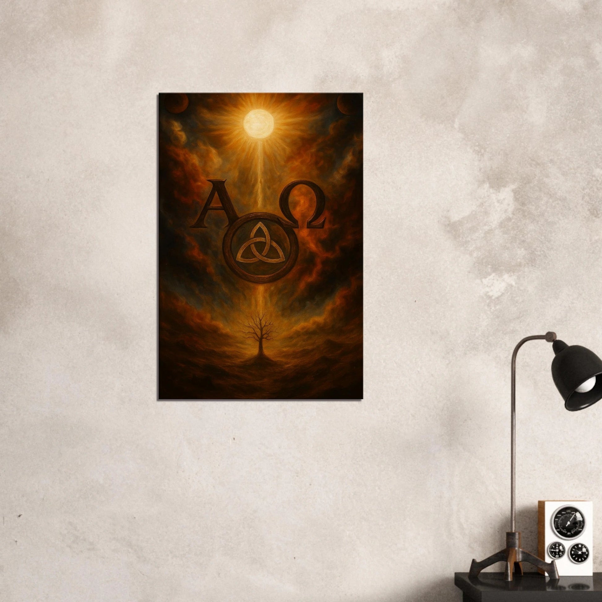 Tableau L’Axe de l’Éternel (Sur Toile) - Divina Mura oeuvre d'art et art mural haut de gamme