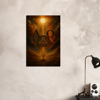 Tableau L’Axe de l’Éternel (Sur Toile) - Divina Mura oeuvre d'art et art mural haut de gamme