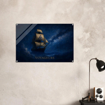 Tableau Voyageurs du Cosmos - Divina Mura oeuvre d'art et art mural haut de gamme