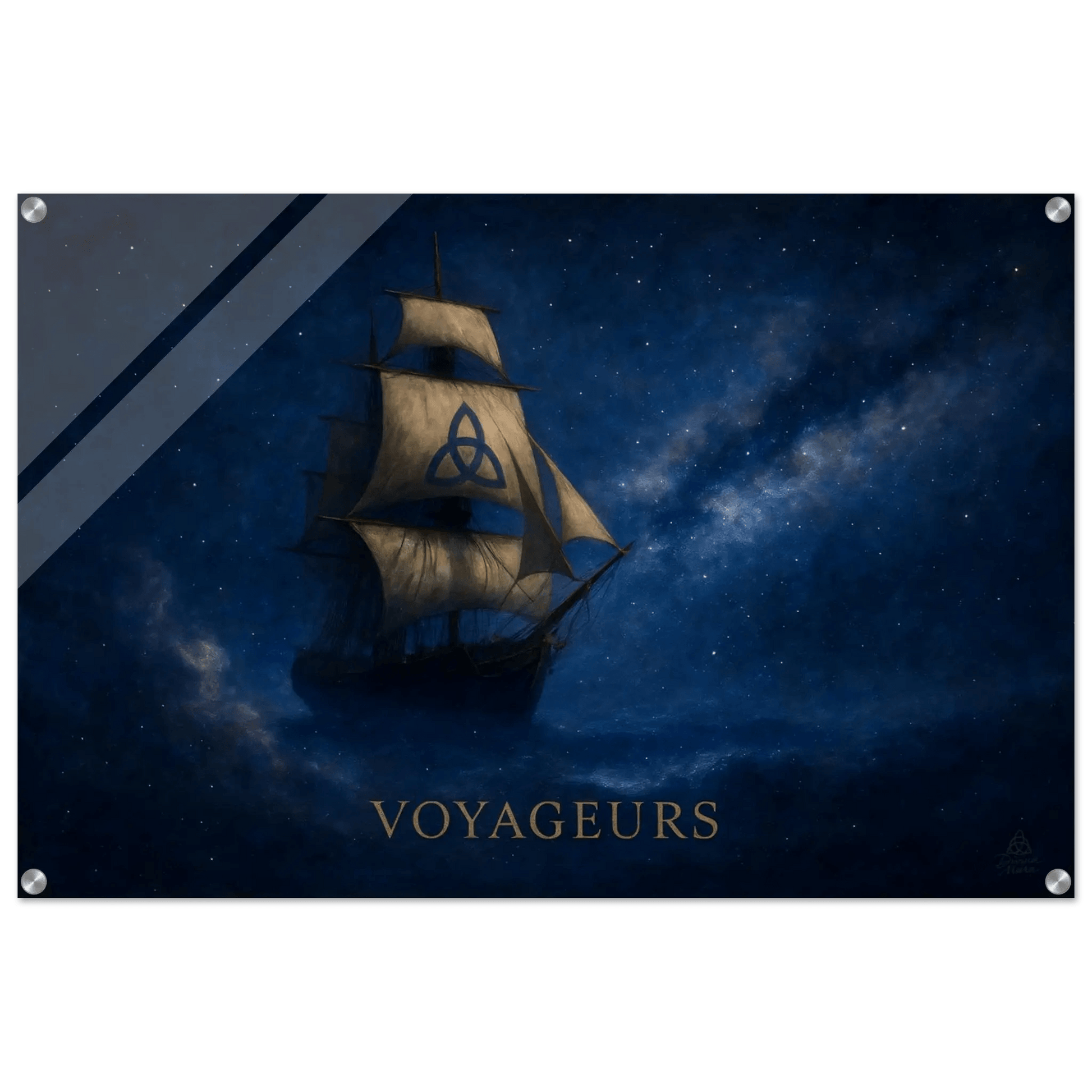 Tableau Voyageurs du Cosmos - Divina Mura oeuvre d'art et art mural haut de gamme