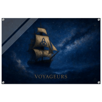 Tableau Voyageurs du Cosmos - Divina Mura oeuvre d'art et art mural haut de gamme