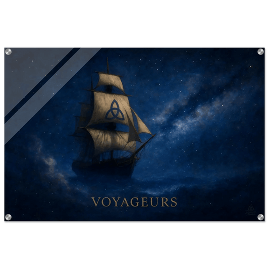 Tableau Voyageurs du Cosmos - Divina Mura oeuvre d'art et art mural haut de gamme