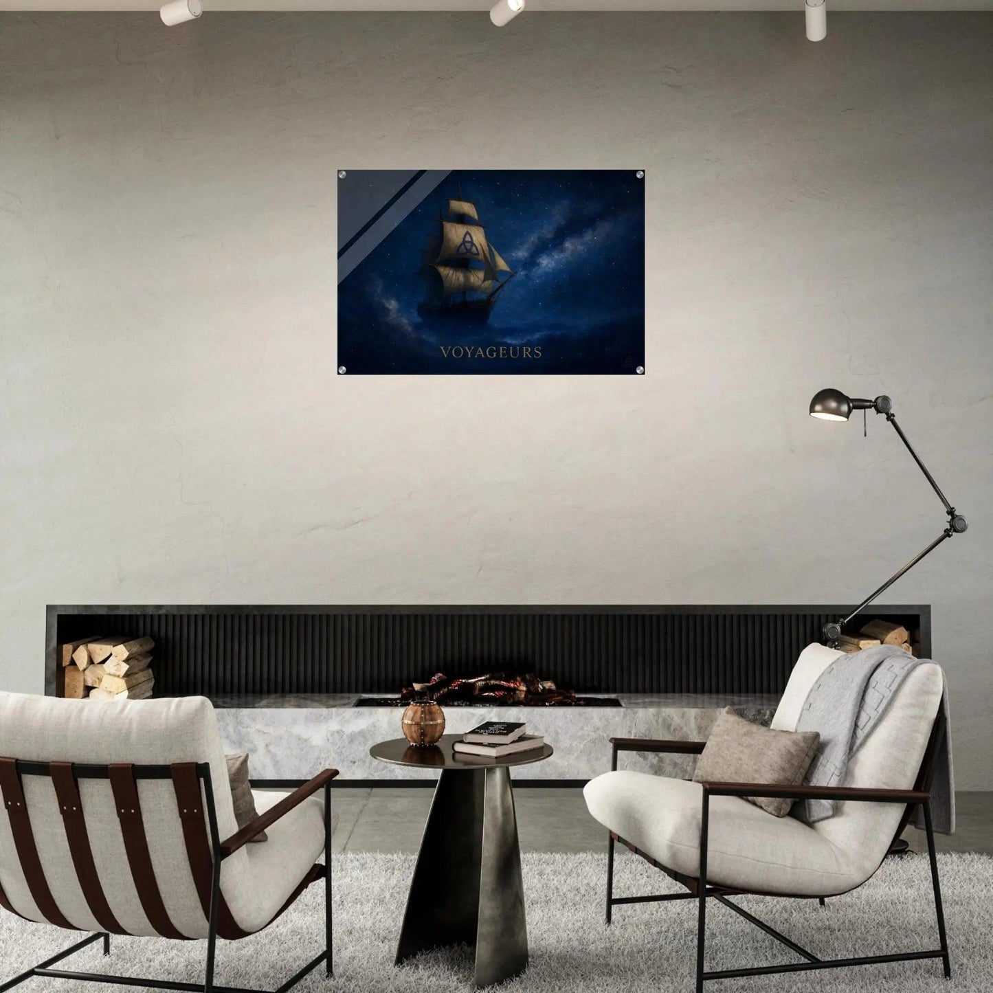 Tableau Voyageurs du Cosmos - Divina Mura oeuvre d'art et art mural haut de gamme